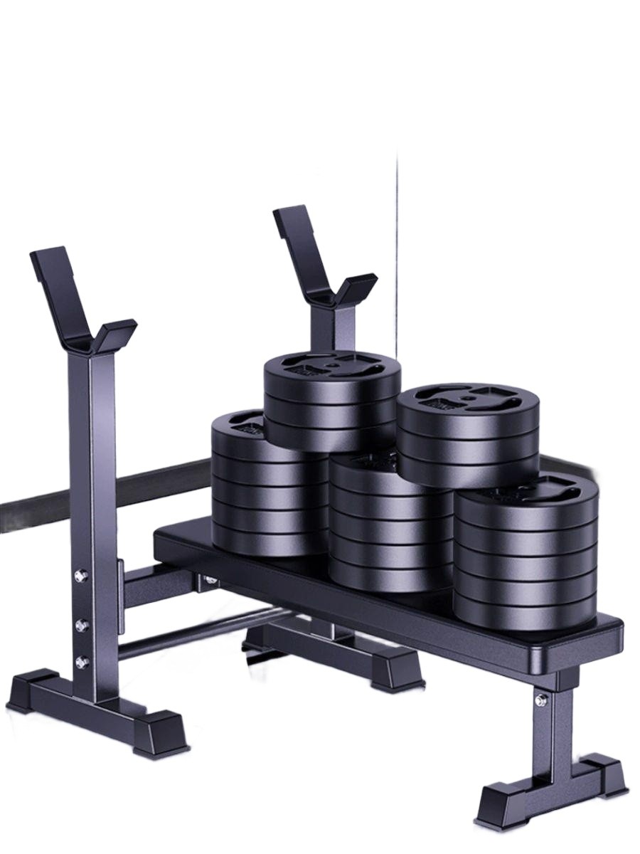 가정용 해머벤치 프레스 근력 햄머벤치 각도조절 멀티 웨이트 벤치+50KG 1.5m봉포함 C - 상품 이미지