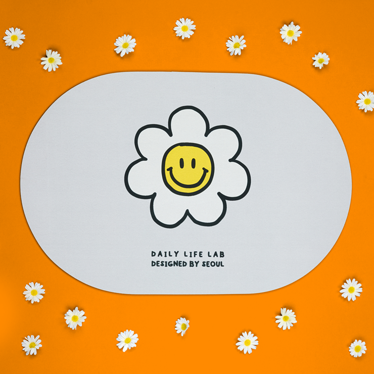 일상생활연구소 규조토발매트 빨아쓰는 욕실발매트 발닦개 데이지