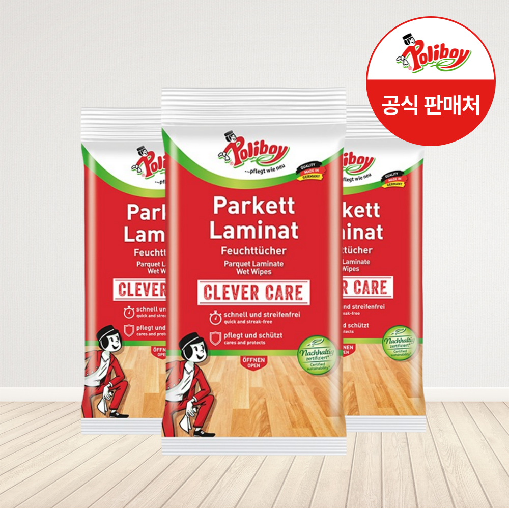 폴리보이 마루합판 클리닝 티슈 3팩/ 원목 마루 바닥 청소 물걸레 청소포