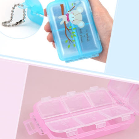 보급창고4호점 양면 투명 케이스 소품보관통 소형수납함