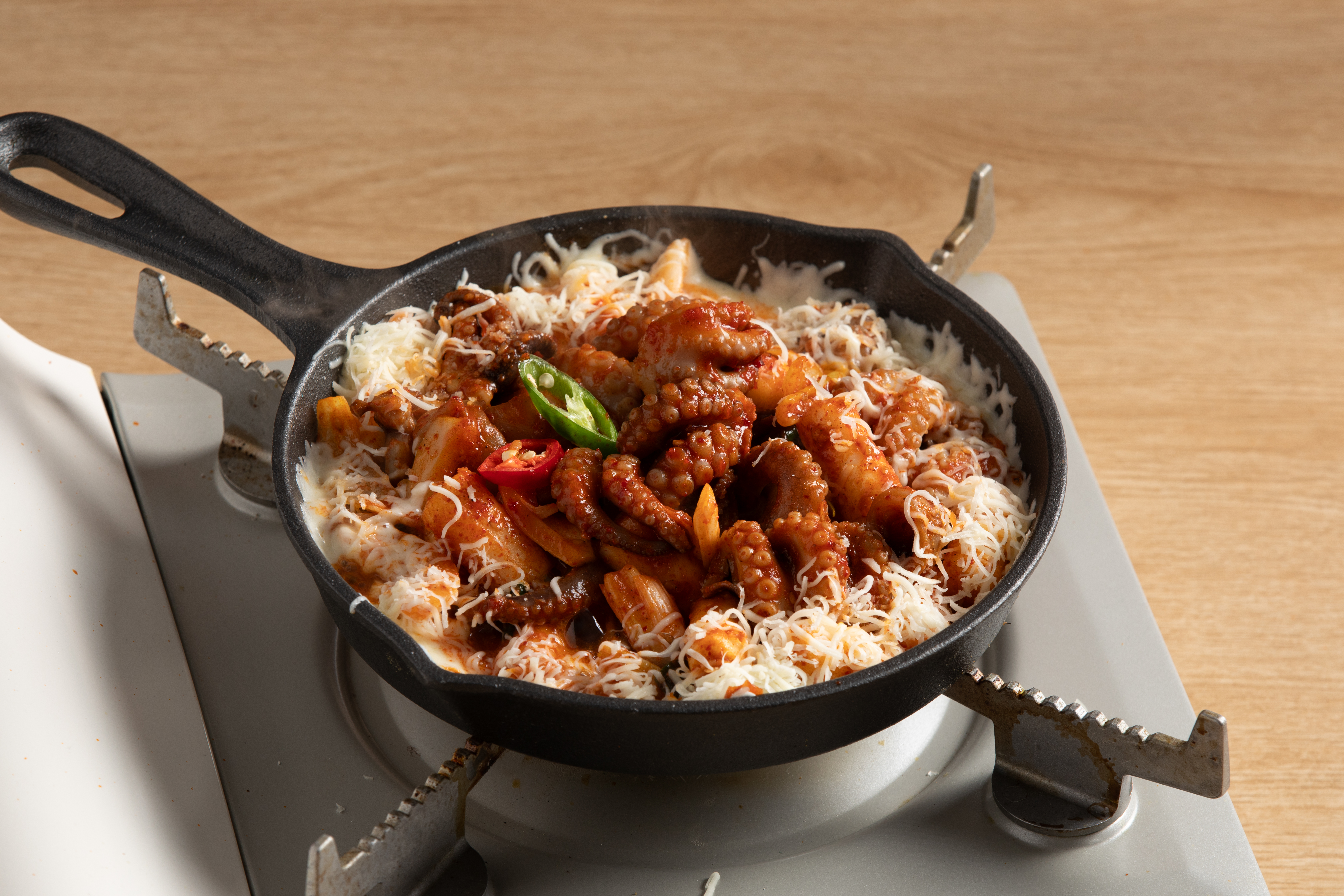 송쭈집 쭈꾸미 떡볶이 밀키트 550g 쌀떡 오리지널맛 집밥 홈파티 캠핑 간편조리 맛집 퀄리티 레스토랑 에디션 한정판 - 상세 이미지 4