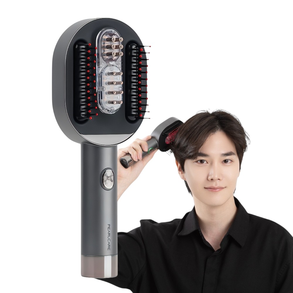 펄케어 헤어 터치 전동 두피 케어 마사지기 탈모 관리 헤어 앰플 탈모 용액 도포기