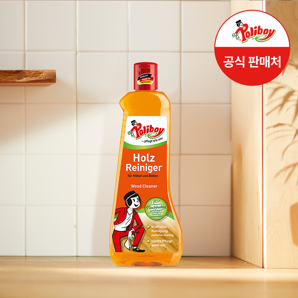 폴리보이 원목 마루 가구 청소 우드 클리너 500ml / 찌든때 얼룩 제거 바닥 세정제
