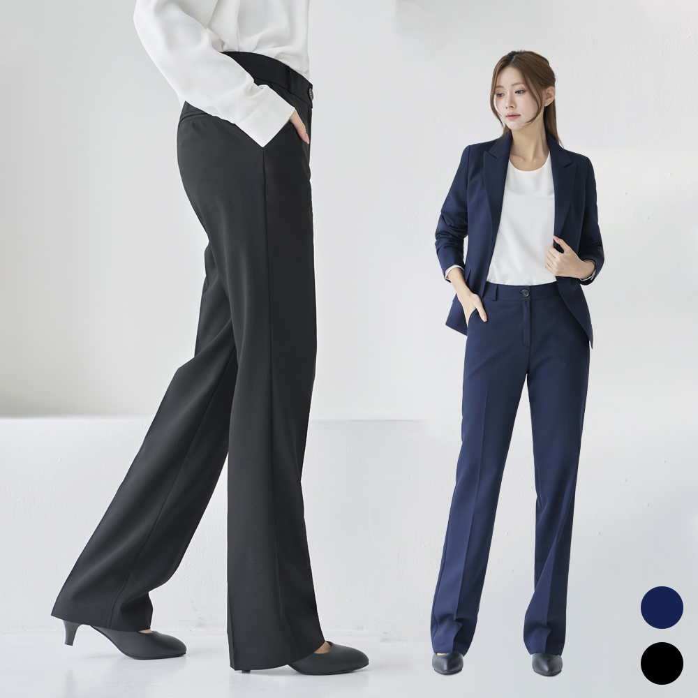 빅사이즈 여성정장바지 슬랙스추천 면접복장 심플정장바지