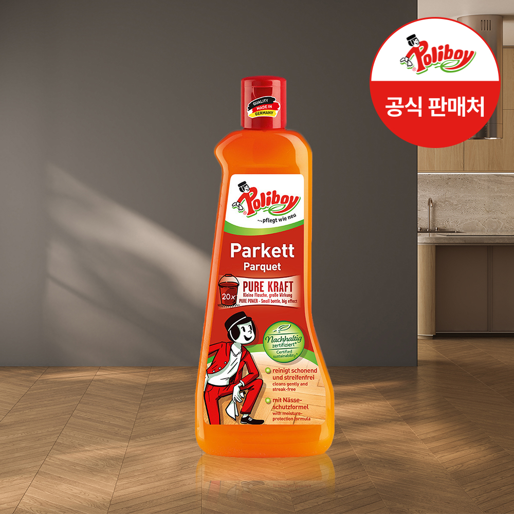 폴리보이 마루 집중 케어 바닥 클리너 500ml 거실 장판 찌든때 오염제거 광택 보호 - 상품 이미지