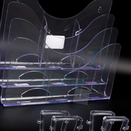 보급창고4호점 파티션 케이스 3단 수납꽂이 파티션꽂이