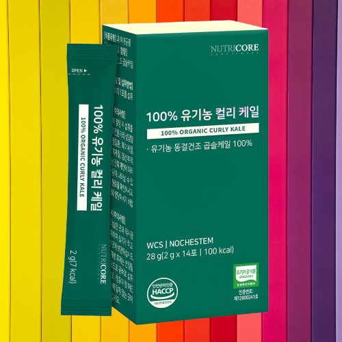 뉴트리코어 컬리케일 곱슬케일 유기농 동결건조 14포X3개 - 상세 이미지 4