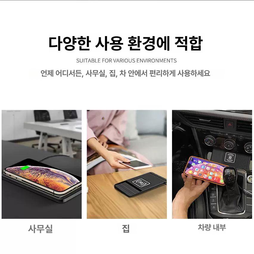 20W 차량용 무선 휴대폰용 카메라돌출 패드 충전 대형 TypeC C10pro 20W 1년 - 상세 이미지 3