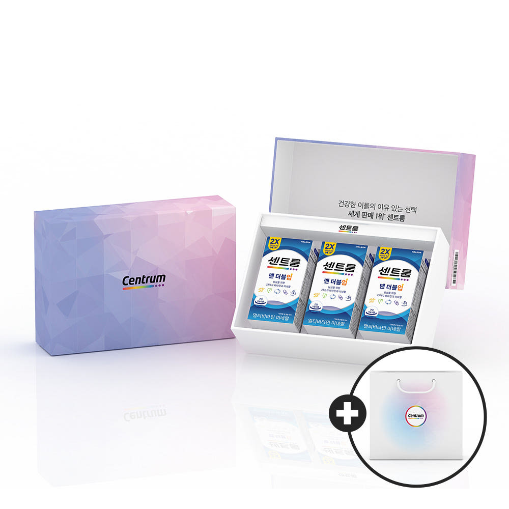 센트룸 맨 더블업 60정 3개