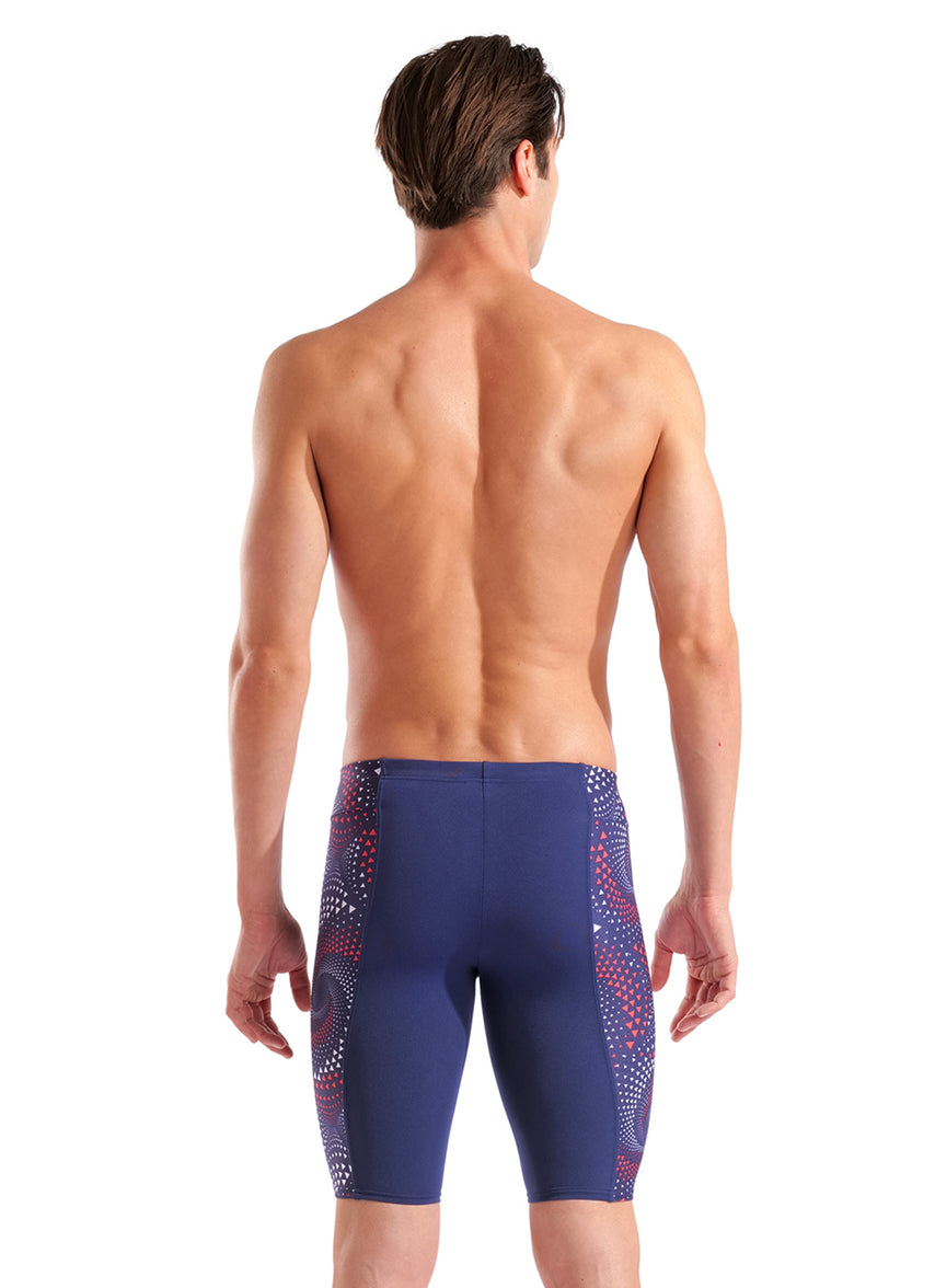 아레나 남성 팀 파이어플로우 재머 5부 수영복 Navy/Red, 22 - 상세 이미지 2