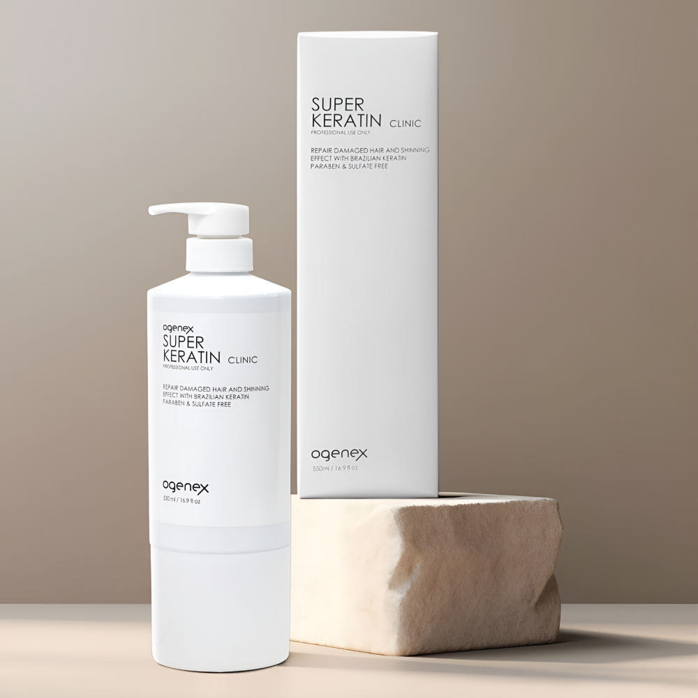 오제닉스 슈퍼케라틴 미용실 탄머리복구 헤어클리닉 550ml/손상모 상한머리 신데렐라 클리닉 물미역 헤어팩 트리트먼트팩 제품 이미지
