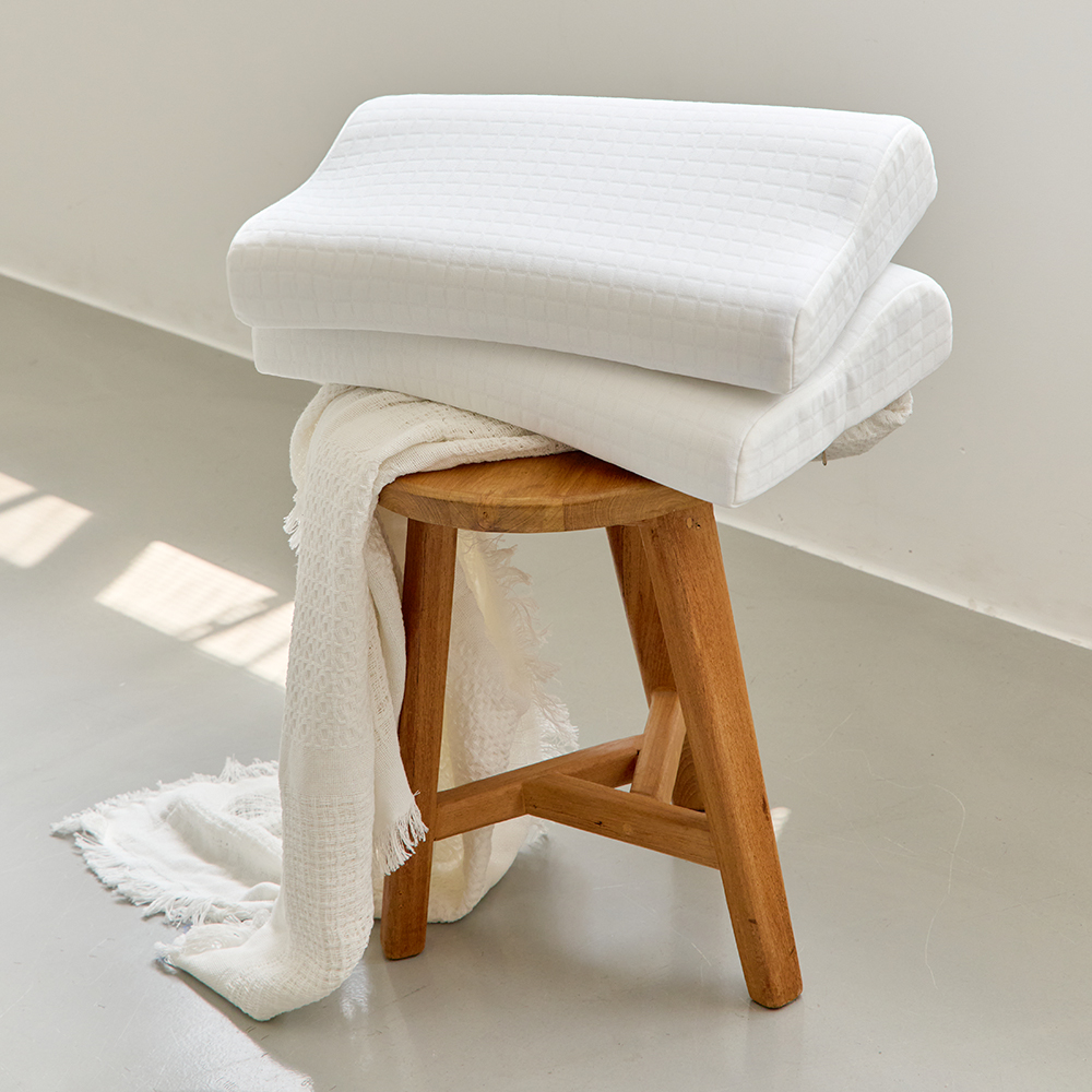 [1+1] 소르르 베이직 컴포트 메모리폼 목편한 경추베개 일자목 거북목 낮은베개 기능성