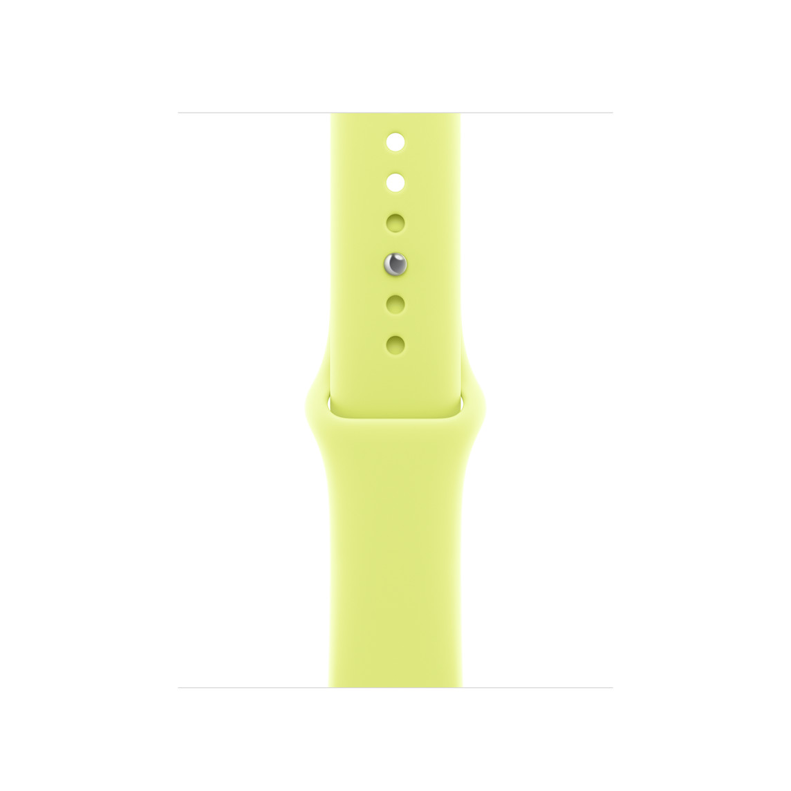 애플 정품 애플워치 스트랩 40mm 스포츠 밴드, M/L, 네온 옐로 - 상품 이미지