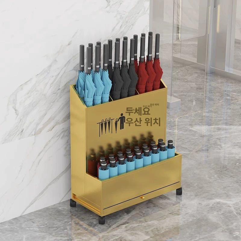 우산꽂이 대형 사무실 매장 보관함 정리함 단우산 학교 거치대 카페 현관 보관 업소용 수납 K형 40장 40x26x65로 20개 - 상세 이미지 3