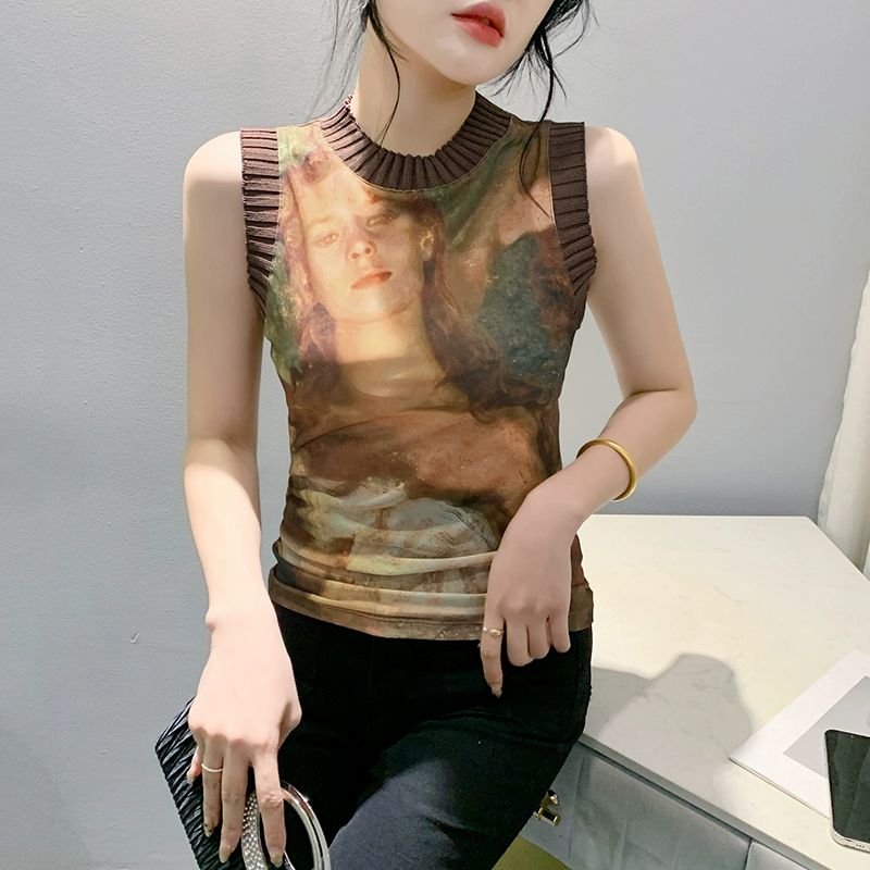 라인댄스복 상의 라틴 반짝이 여성댄스복 줌바 화려한 댄스티 살사 밸리 사교 여름 방송댄스 사진 색상 S - 상세 이미지 3