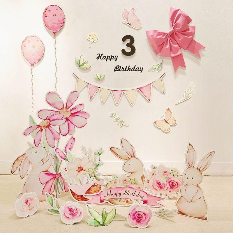 생일파티 포토존 돌상 손펌프포함 돌잔치 벽장식 첫돌 블루 생일 KT 보드 05 - 상세 이미지 4