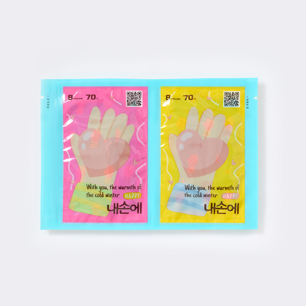 내손에 국산 어린이 미니 핫팩 국내생산 손난로 25g, 40개