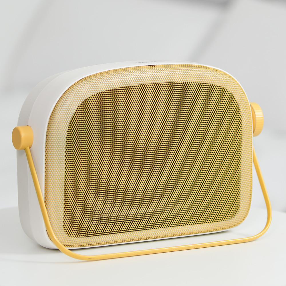 한경희 욕실온풍기 화장실 방수 가정용 난방기 PTC히터 벽걸이 무타공 4000TM옐로우