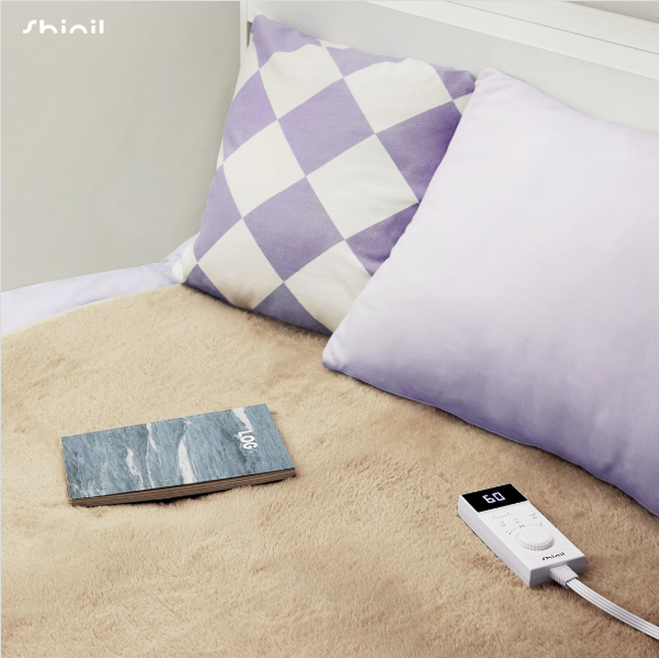 신일 전기매트 싱글사이즈 전기장판 온열매트 1인용 극세사 탄소매트 전기요 간편한 물세탁
