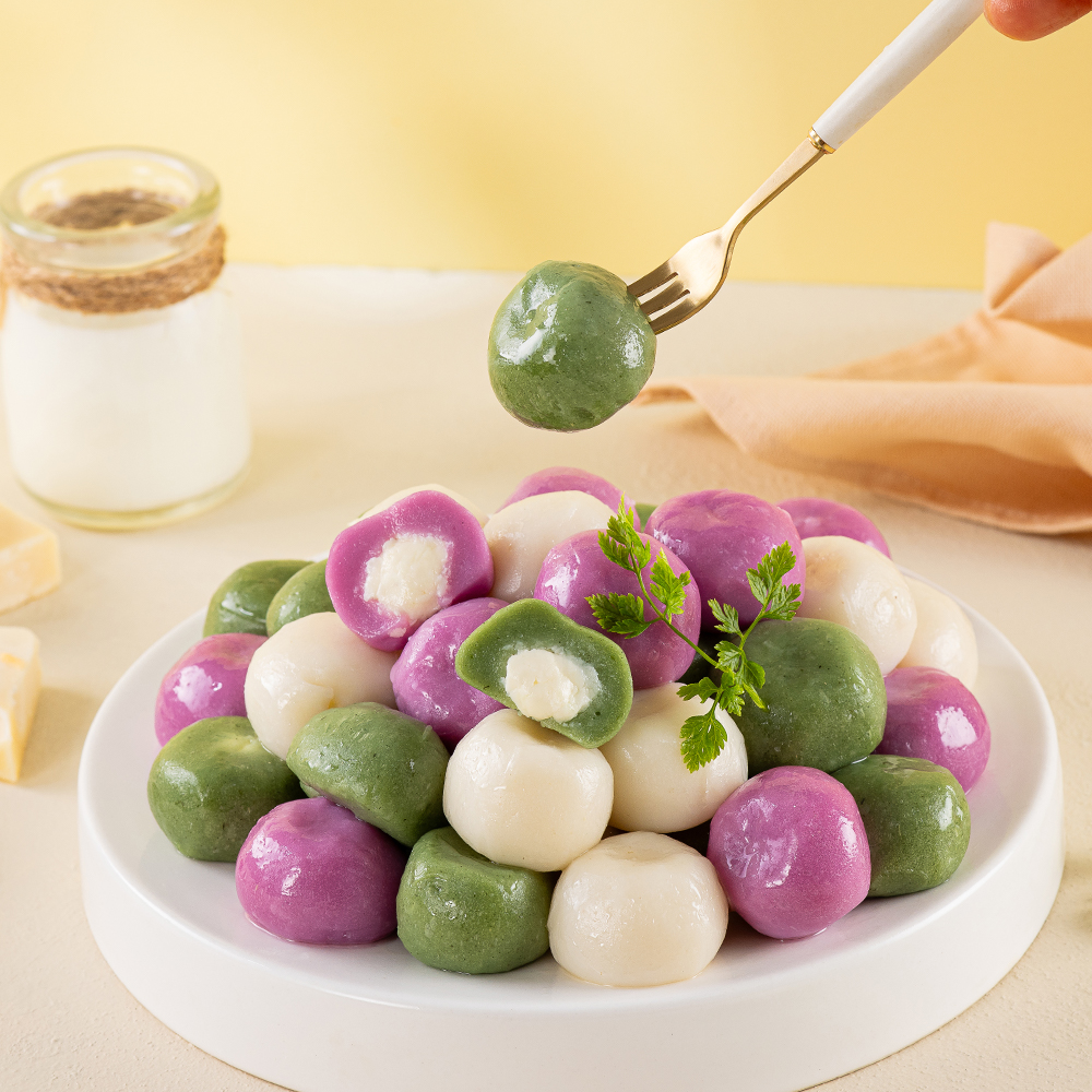 귀정떡방 우유 크림치즈 가득 모듬 치즈볼떡 500g - 상세 이미지 3