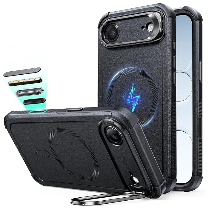 ESR 아이폰 17 에어 할로락 사이버 킥스탠드 맥세이프 케이스