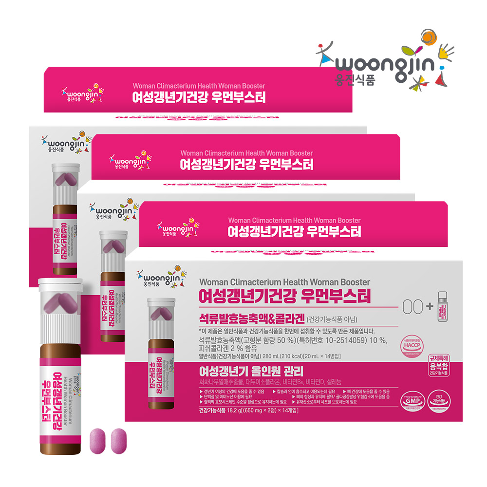 웅진 우먼부스터 갱년기건강 여성호르몬 에스트로겐 회화나무열매 이소플라본 14개입, 3개 - 메인 이미지