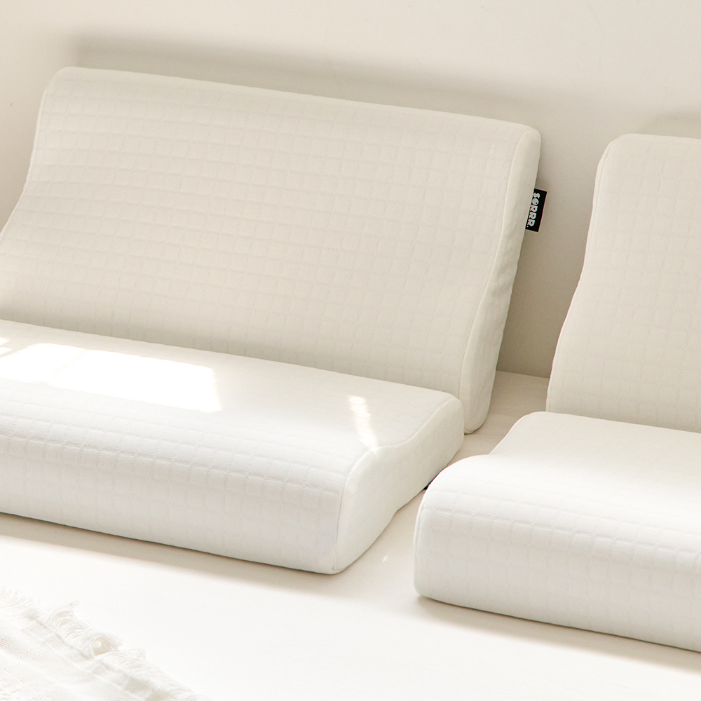 소르르 메모리폼베개 경추베개 목편한 기능성 낮은베개 거북목 일자목 베이직 컴포트