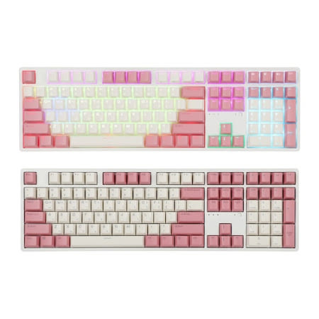 [한정수량특가]앱코 KN10C PBT 무접점 키보드 (핑크, 45g)