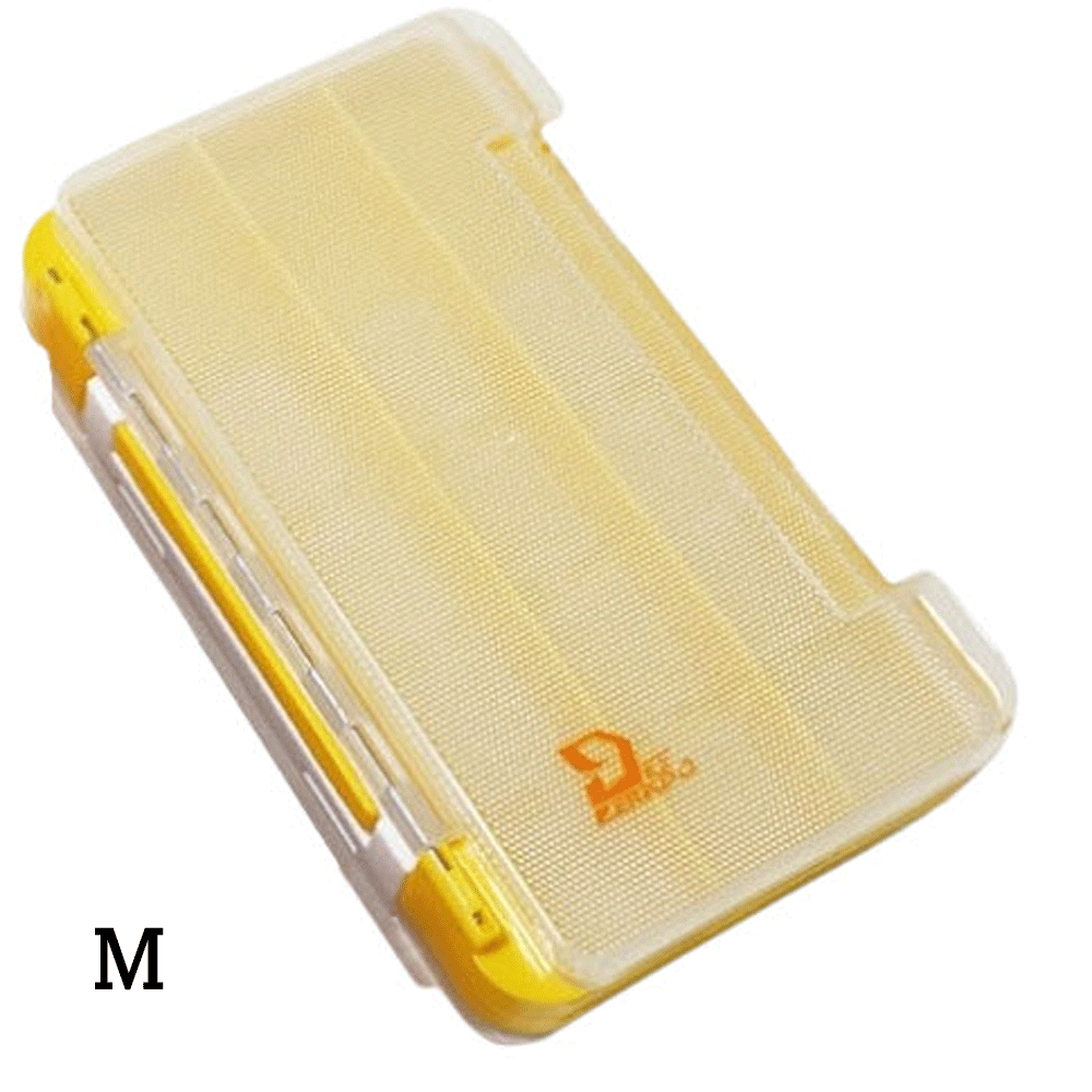 데스페라도 양면 지그헤드 미노우 루어 낚시 바늘 소품 태클박스 케이스 17.2X10.5X3.8cm, 옐로우 - 메인 이미지