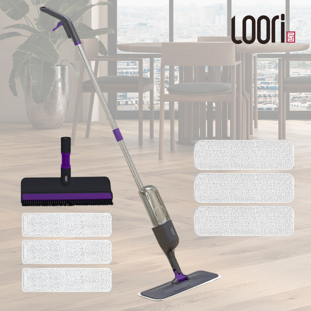 루리 프리미엄 블랙 청소기 풀세트 걸레 스프레이청소기 밀대걸레 스쿼지 물걸레밀대