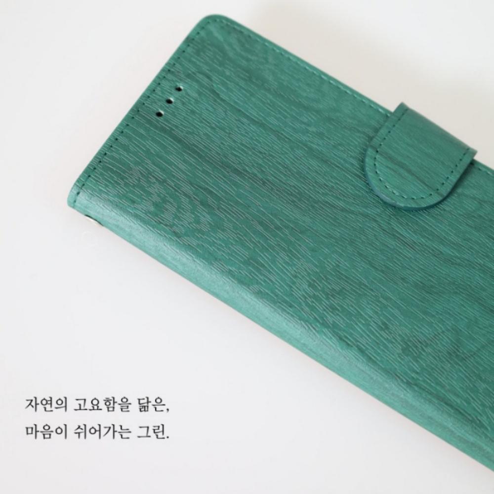카드 지갑형 폰케이스 우드패턴 레드, 갤럭시와이드4 SM-A205S - 상세 이미지 4