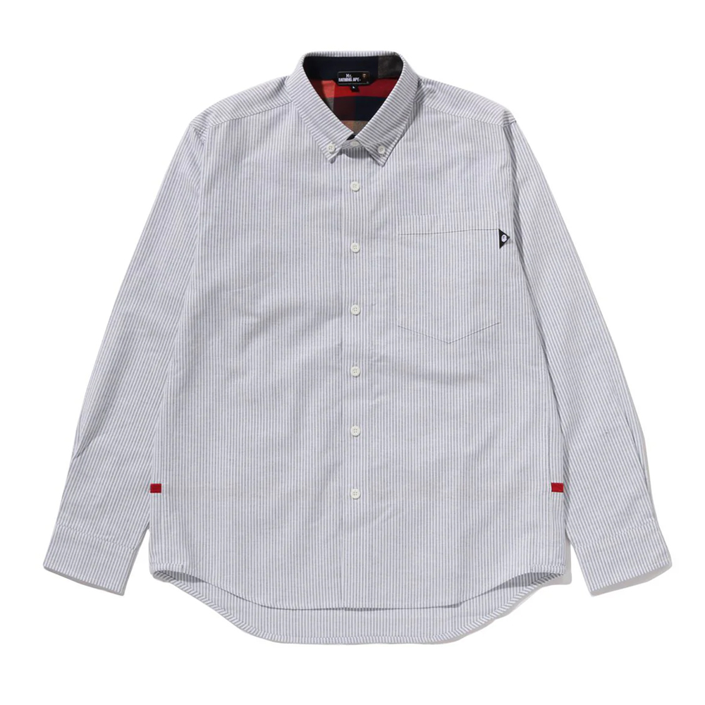 베이프 셔츠 YARN DYE STRIPES OXFORD SHIRT 7L70-131-311 - 메인 이미지