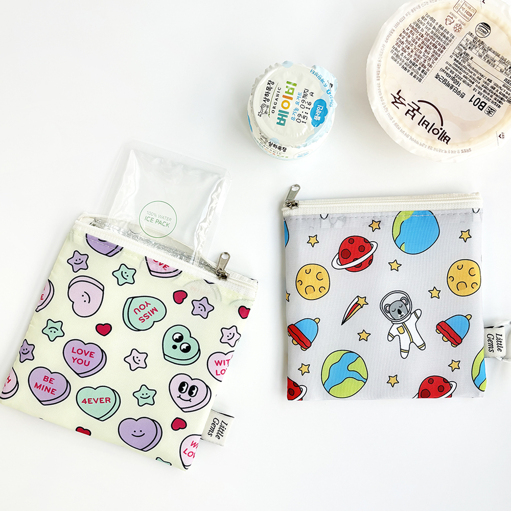 리틀젬스 보냉약파우치 어린이집 방수파우치 유치원준비물 네임택 아이스팩서비스
