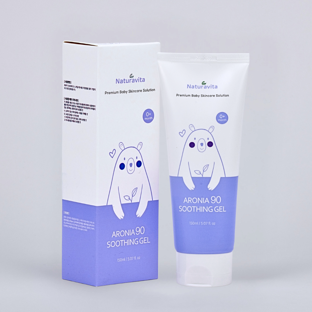나투라비타 아로니아90 아기수딩젤 150ml 저자극 쿨링 열감 진정 고보습 신생아 유아