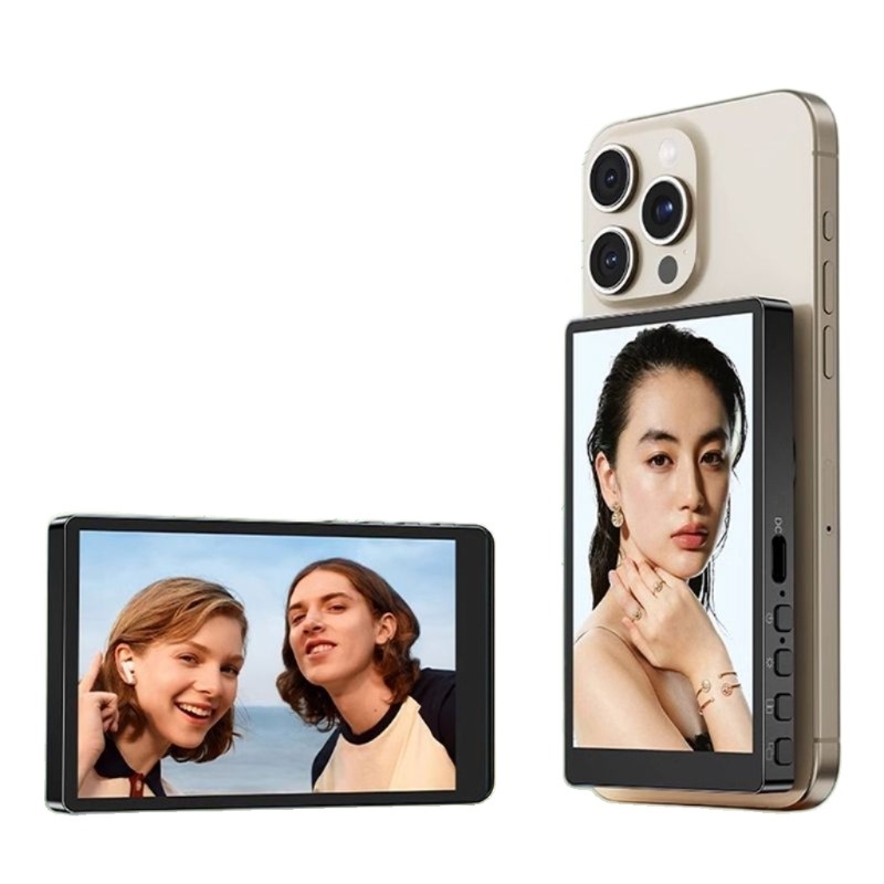 셀카모니터 맥세이프 후면카메라촬영 화면 마그네틱 촬영 사진 - 상품 이미지