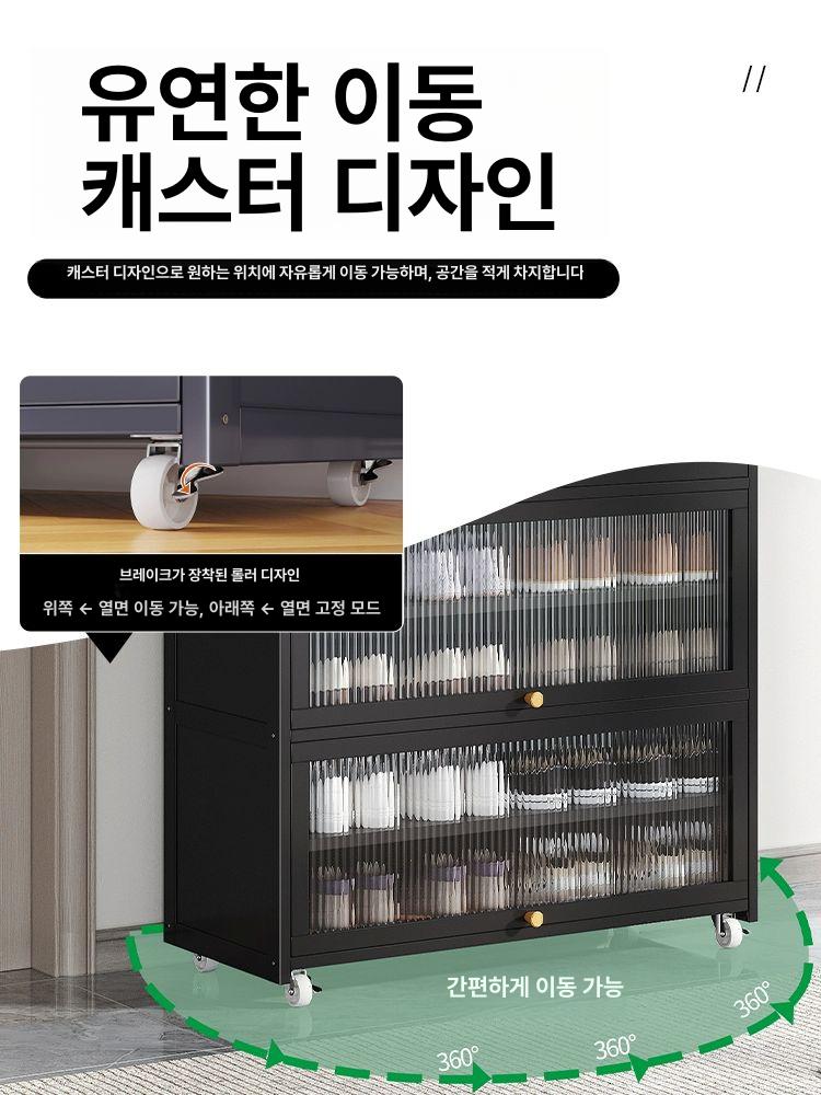 이동식 신발장 대용량 공부방 대형 가정용 복도 식당 회사 현관 수납장 학원 선반 기숙사 그레이 70cm 5단 - 상세 이미지 3
