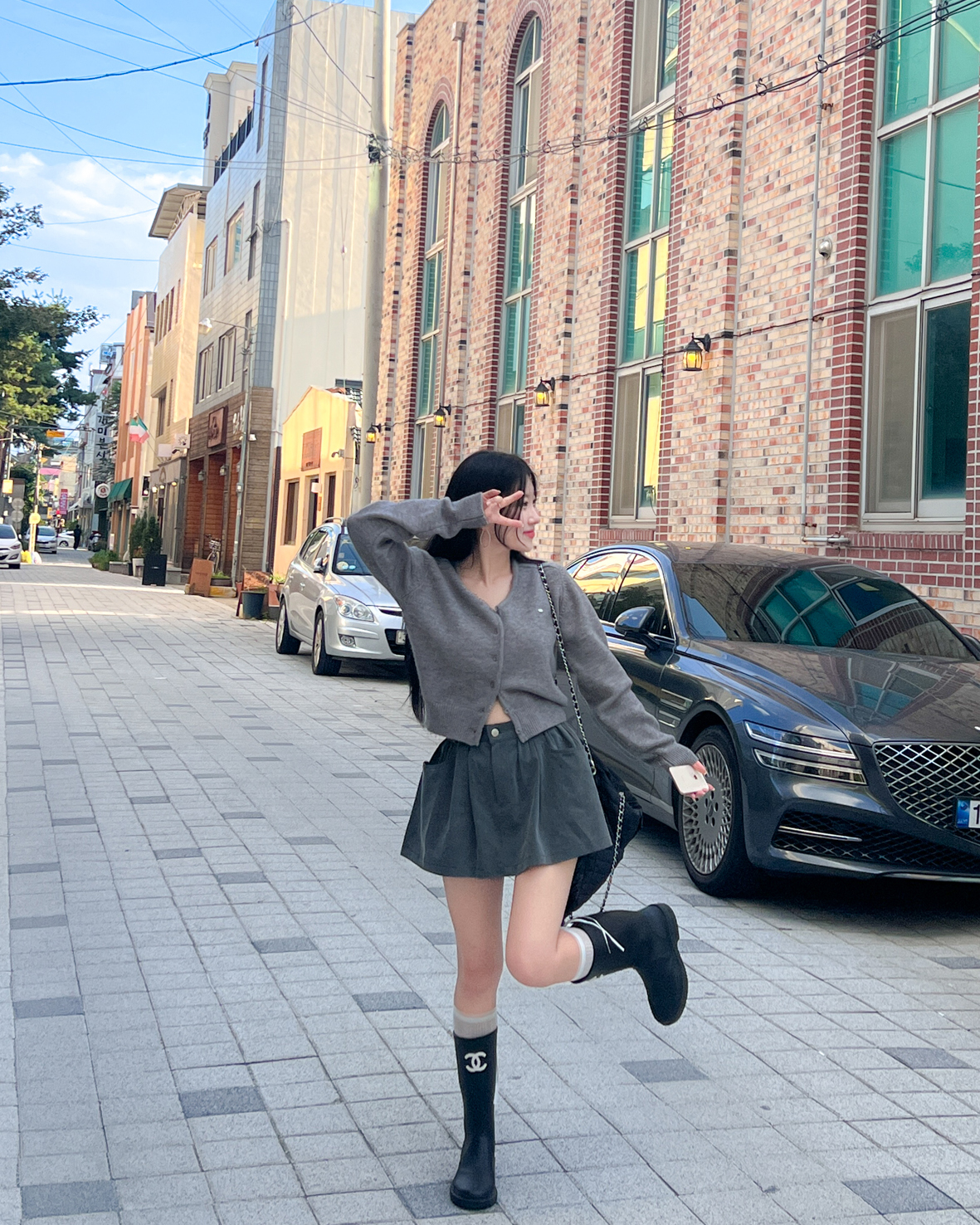 셔링포켓스커트 치마바지 플레어스커트 - 상세 이미지 5
