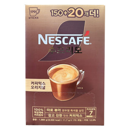 [네슬레]네스카페 수프리모 오리지날 커피믹스 170T (150 + 20