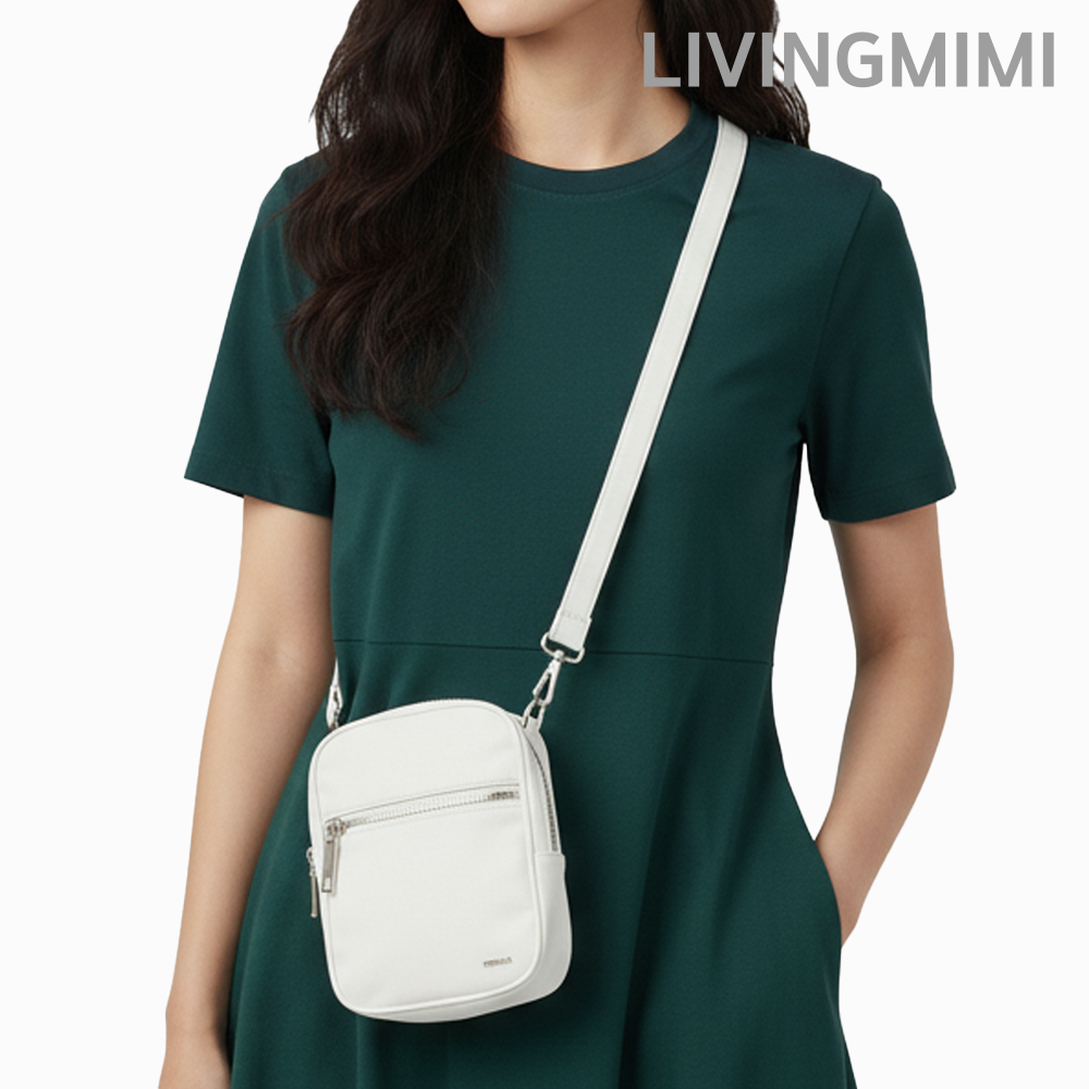 리빙미미 여행용 크로스백 유럽여행가방 슬링백 가벼운 여성 미니백 해외 핸드폰 안티스키밍