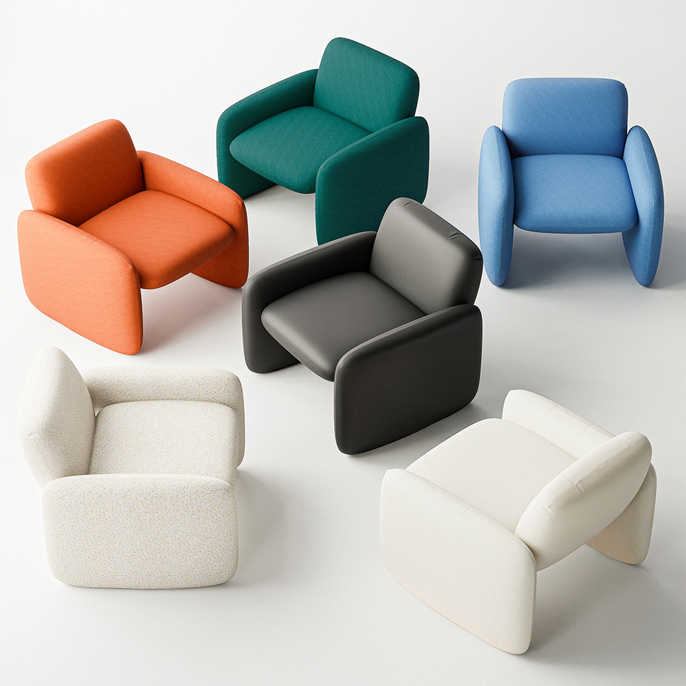 16피스 YSF 세미 부클레 1인 소파 암체어 방수 발수 구름 카페 라운지 안락 의자