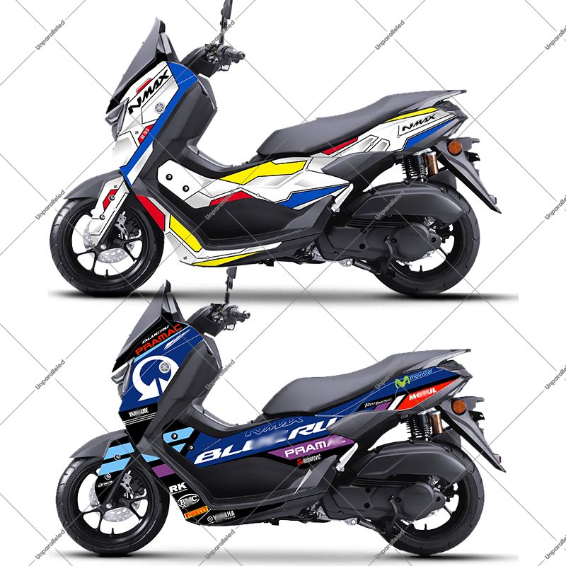 NMAX 125 바디 데칼 스티커 드레스업 꾸미기 튜닝 2025 - 상세 이미지 5