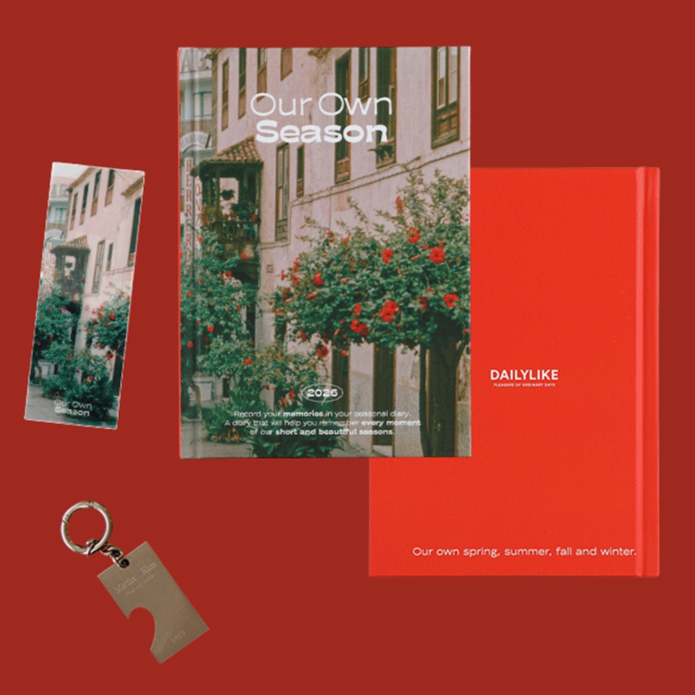 2026 아워오운시즌 다이어리 위클리 다이어리 주간 26년 하드커버 Red - 상품 이미지
