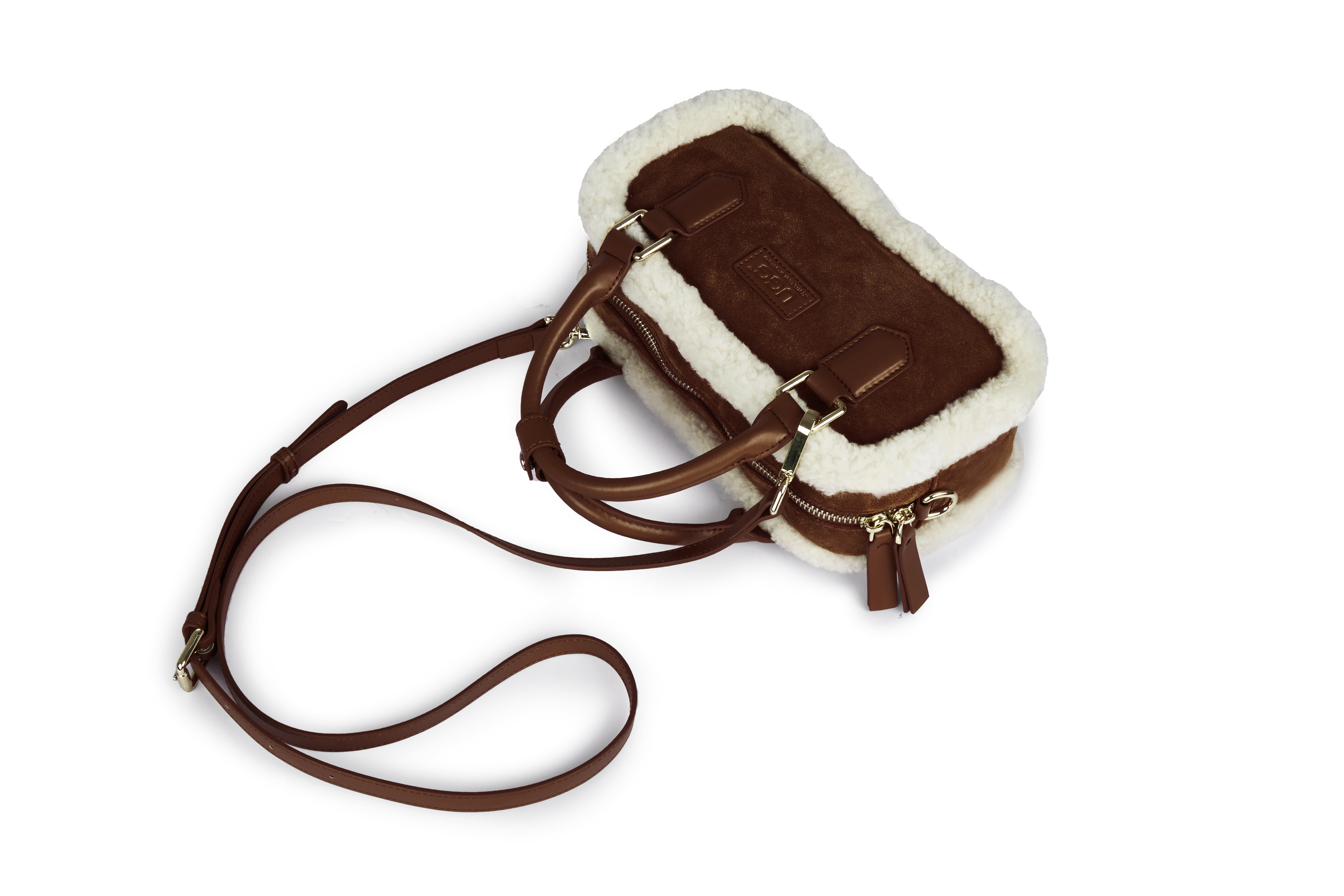 호주 오즈웨어 에버 어그 양털 시어링 가죽 가방 에버어그 샤일라백 초코