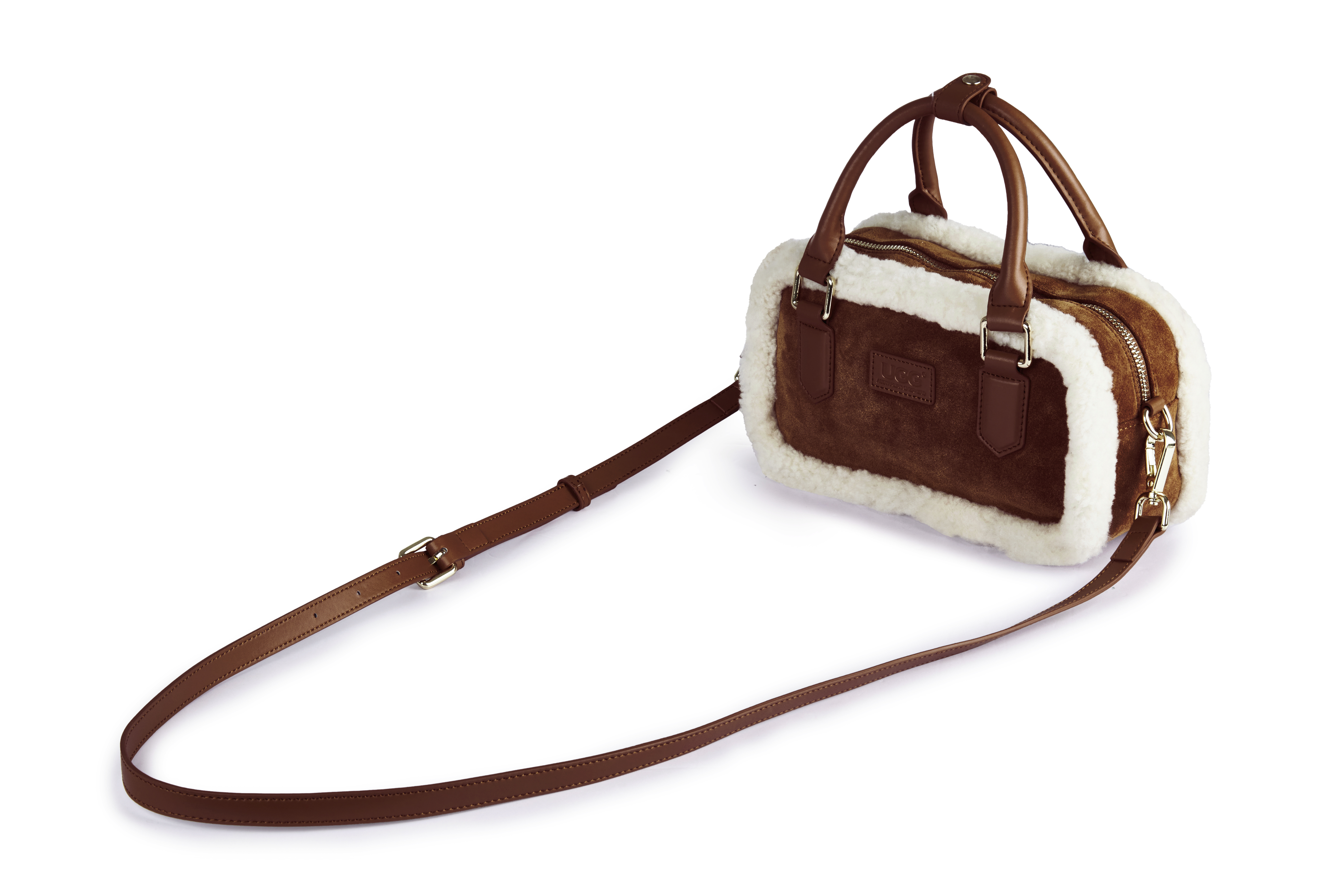 호주 오즈웨어 에버 어그 양털 시어링 가죽 가방 에버어그 샤일라백 초코