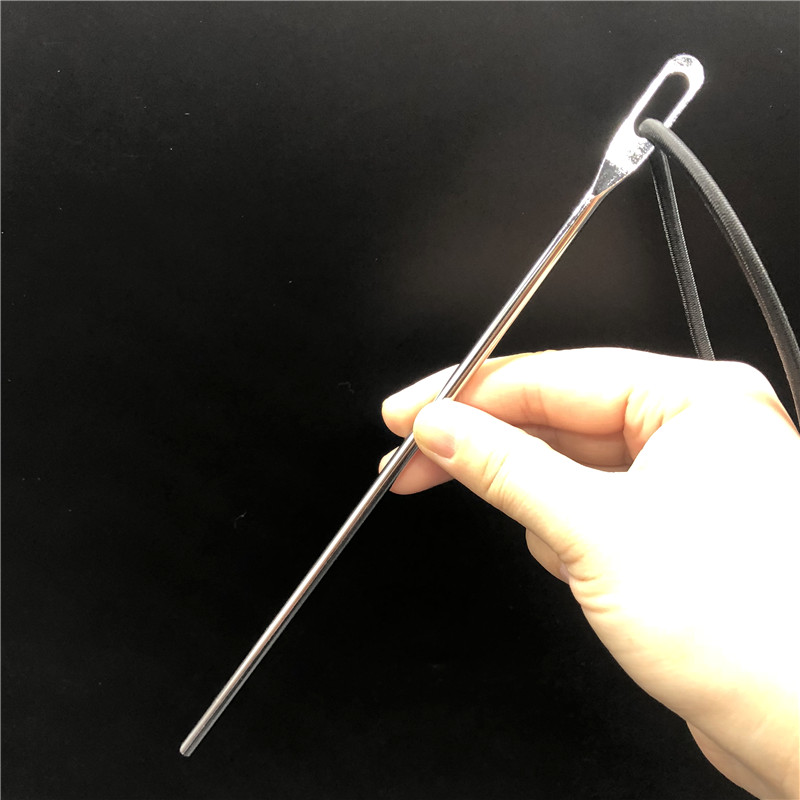 대형 수선 바늘 이불 허리띠 허리줄 커튼 꿰기 특수 마대자루 가정용 셀프 침구 두꺼운 특대 15cm 대형 구멍 바늘 둥근머리1개 - 상세 이미지 4