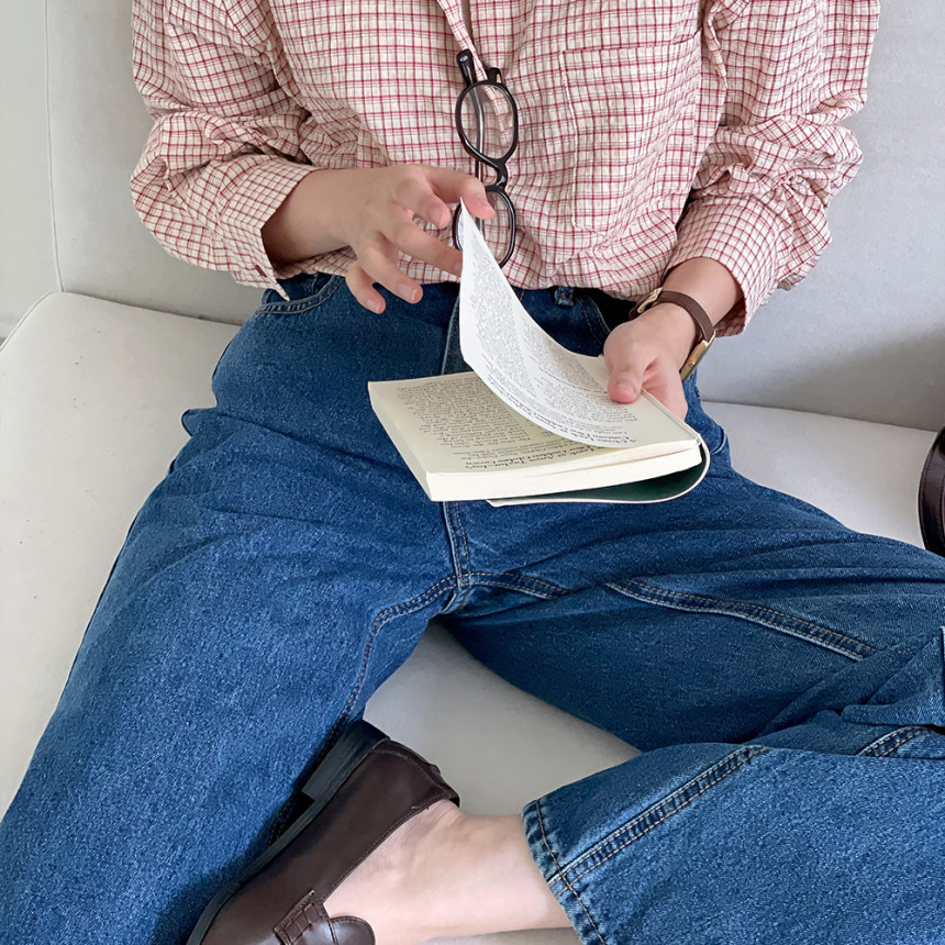 여성일자청바지 그레이진 흑청바지 진청데님 중청