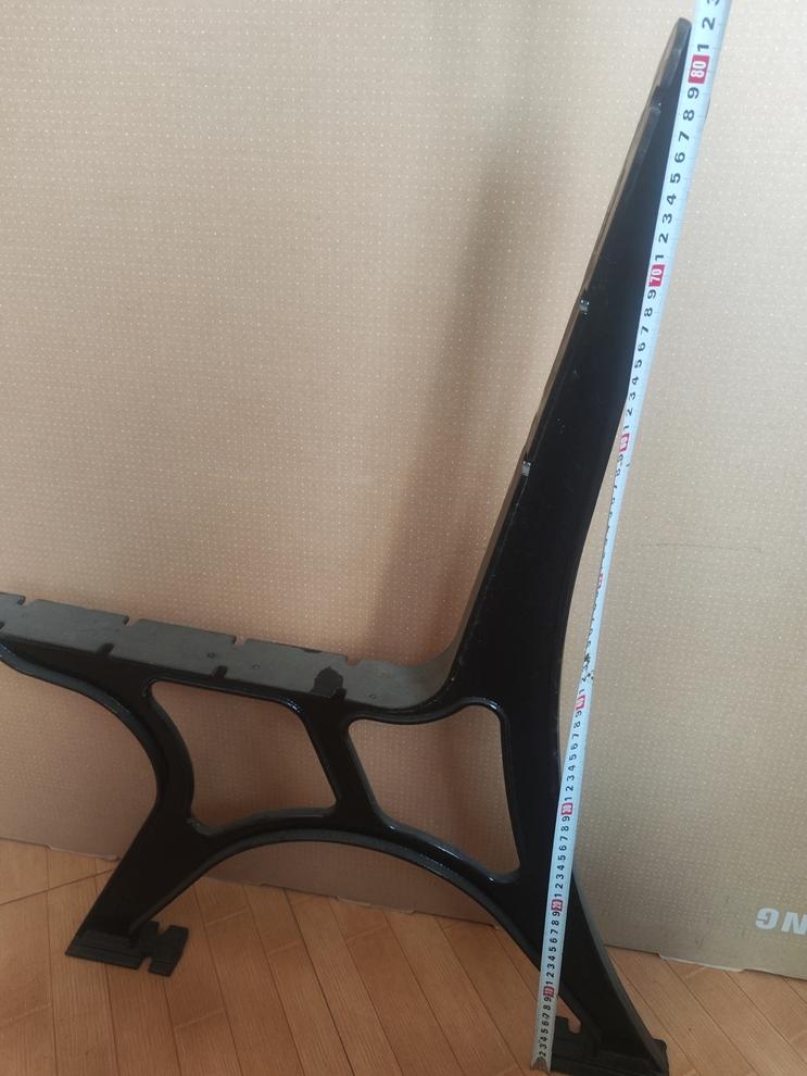 야외 의자 다리 부품 철제 알루미늄 프레임 교체용 오발 구조 팔걸이 등받이 인테리어 DIY 부속품 작은 팔걸이 38x36cm 2.5kg - 상세 이미지 3