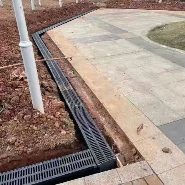 흄관 배수로 U자 정원 덮개 측구 흉관 도로 커버 마당 15x15 뚜껑 포함 - 상세 이미지 5