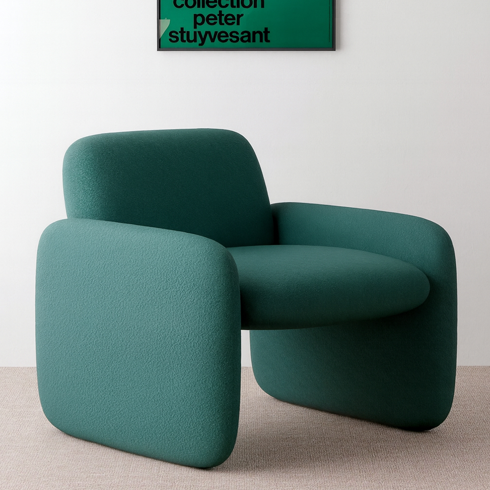 16피스 YSF 세미 부클레 1인 소파 암체어 방수 발수 구름 카페 라운지 안락 의자