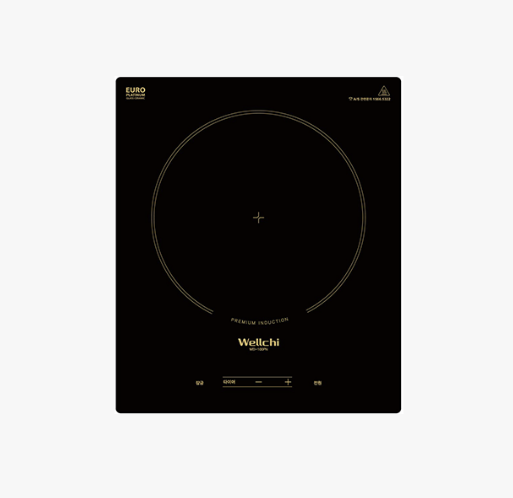 업소용인덕션 웰치 이동식 WEI-100P 1구 고화력 전기렌지 레인지 가정용 영업 식당 주방 2KW 이미지 4